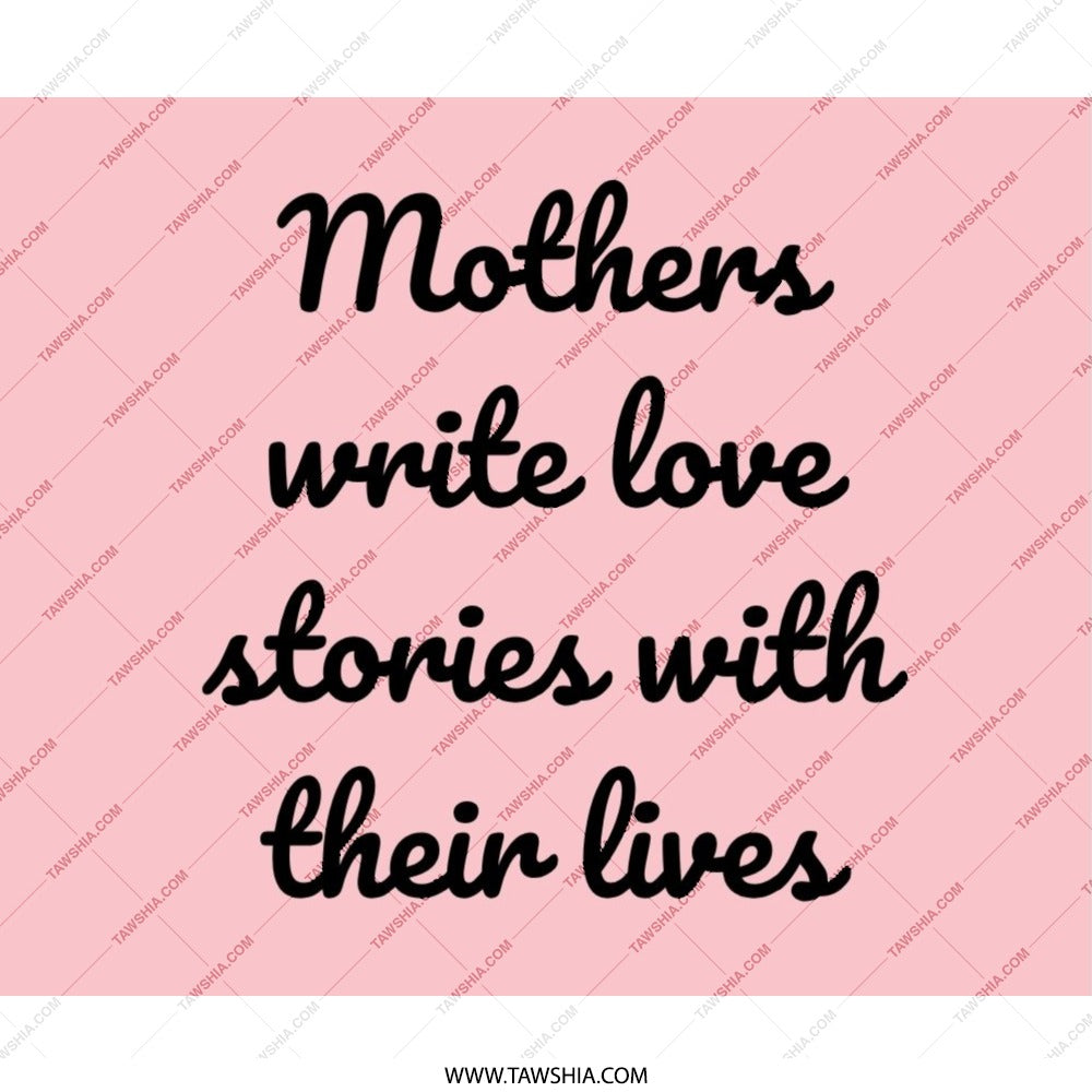 Mothers Write Love Stories, Quote Mouse Pad, Pink Mousepad, Mothers Day Gift, Home Office Decor, Desk Accessories, Unique Mousepad - Tawshia