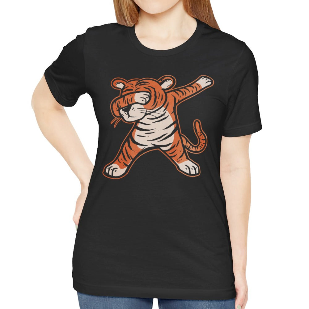 Dancing Tiger Printed Graphic Unisex T-shirt product