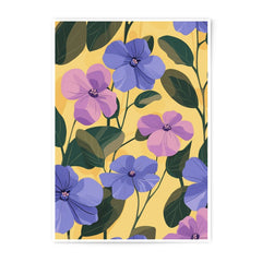 Floral Photographic Print, Purple and Pink Flowers Art, Botanical Wall Decor, Modern Flower Print, Home Decor, Floral Artwork, Flower Design - Tawshia