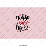 Nurse Life Tumbler, Gift For Nurses, Nurse Appreciation Gifts, Cute Medical Tumbler, Heartbeat Design, Nurse Week Tumbler, Registered Nurse - Tawshia