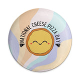 National Cheese Pizza Day Pinback Button, Cute Pizza Button, Foodie Gift, Pizza Lover Button, Kawaii Pizza Badge, Fun Button - Tawshia