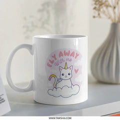 Fly Away With Me Unicorn Design Mug product