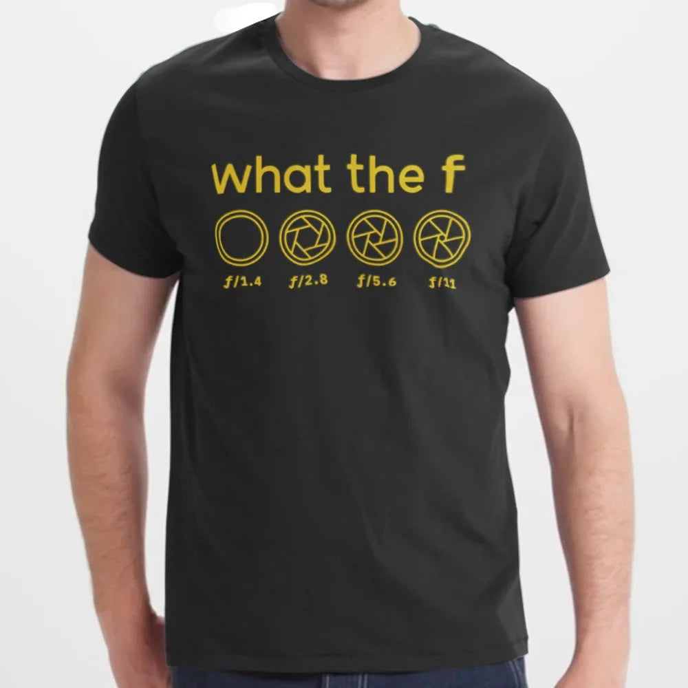 Funny Camera Aperture Tee What The F Shirt product