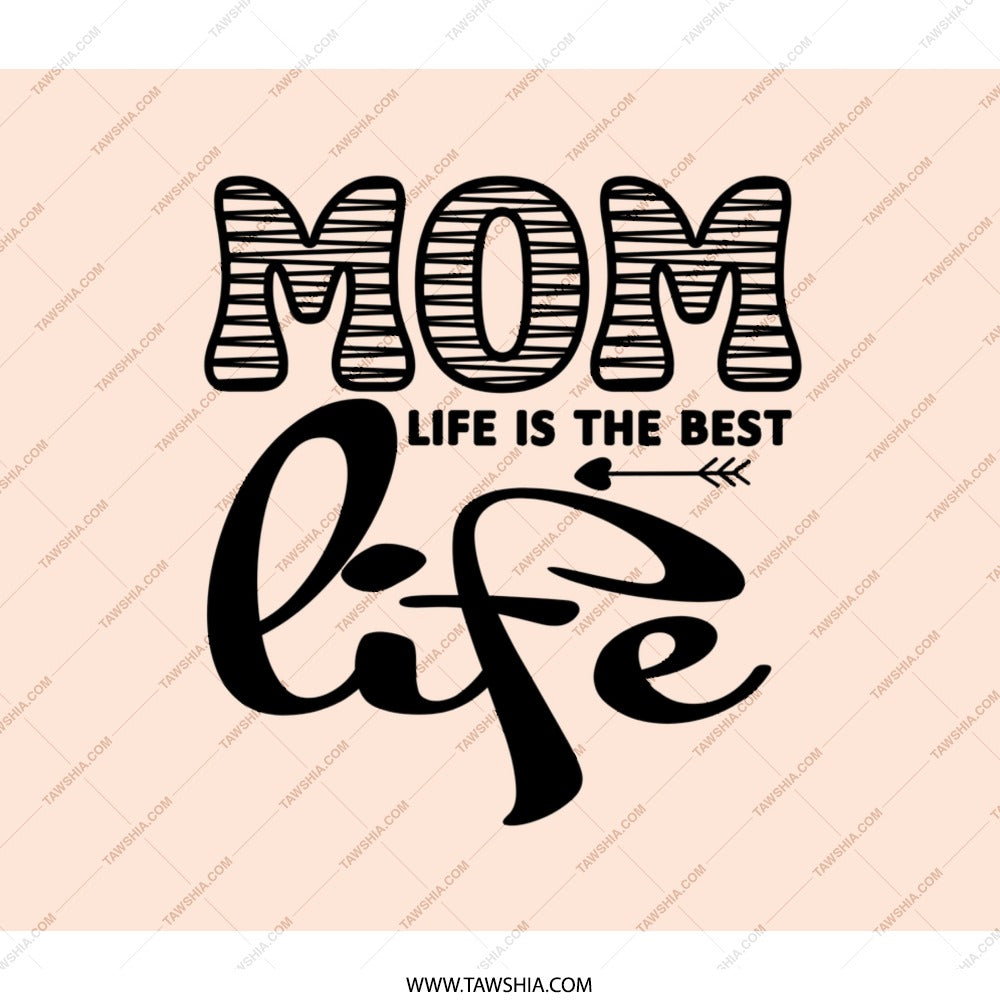 Mom Life is the Best Life BackPack, Mother's Day BackPack, Mom Gifts, Cool Mom BackPack, Mom BackPack for Women, Back to School BackPack - Tawshia