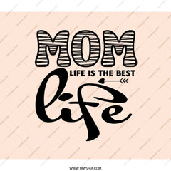 Mom Life is the Best Life BackPack, Mother's Day BackPack, Mom Gifts, Cool Mom BackPack, Mom BackPack for Women, Back to School BackPack - Tawshia