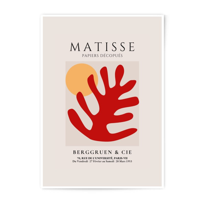 Henri Matisse Photographic Print, Abstract Art Print, Matisse Cutouts, Gallery Wall Art, Papieres Decoupes Poster, Art Exhibition - Tawshia