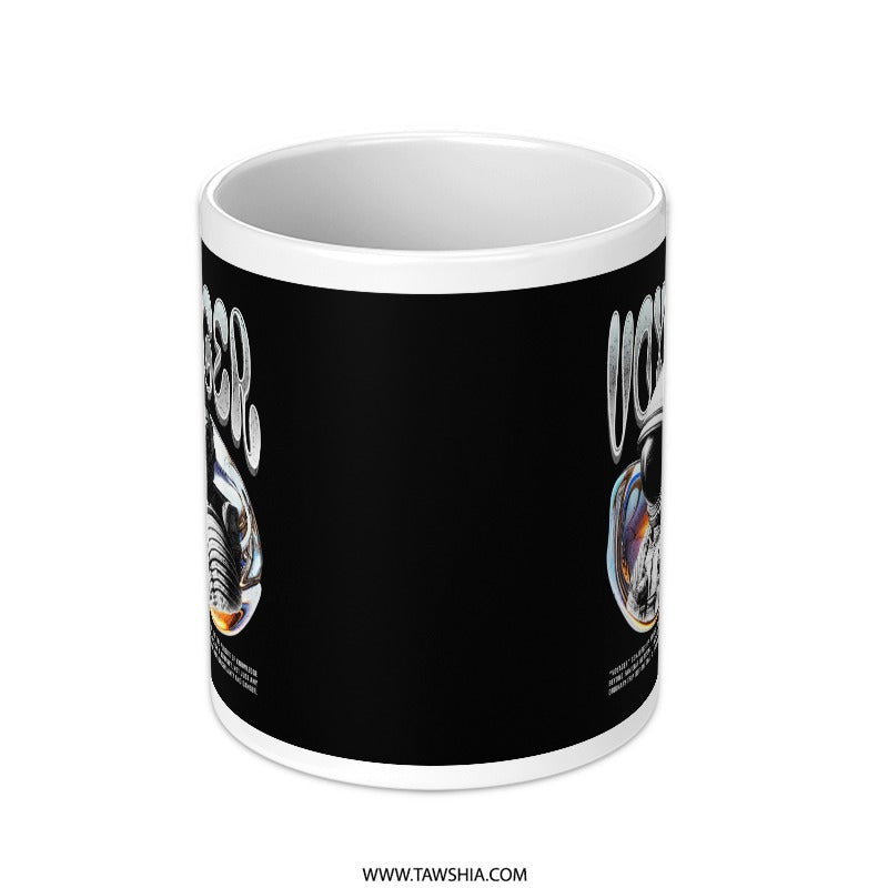Unique Motorcycle Art Black Mug product
