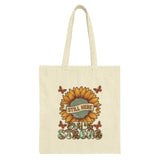Sunflower Tote Bag, Still Here Still Strong, Butterfly Tote Bag, Motivational Tote Bag, Floral Tote, Inspirational Tote, Positive Vibes - Tawshia