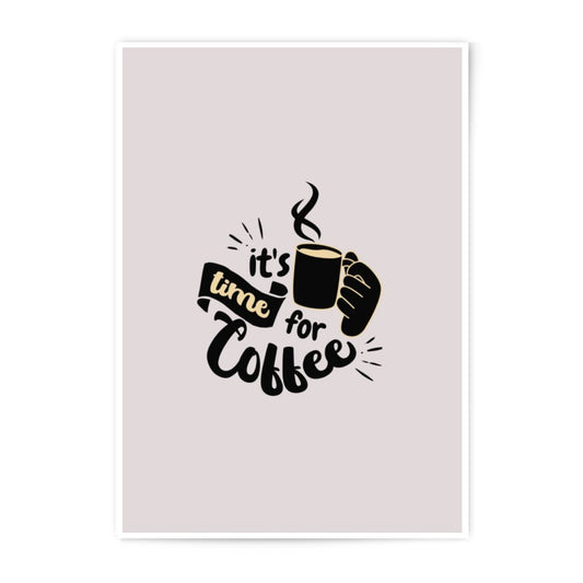 Coffee Time Photographic Prints, Kitchen Decor, Coffee Lover Art, Coffee Art Prints, Caffeine Poster, Barista Art, Gift for Coffee Drinker - Tawshia