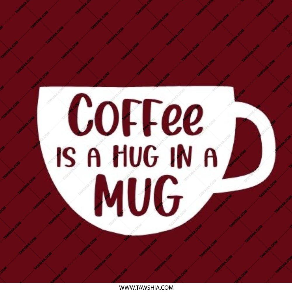 Coffee is a Hug in a Mug Pinback Button, Cute Coffee Lover Gift, Motivational Pin, Coffee Fan Pin, Coffee Addict Gift, Coffee Mug Button - Tawshia