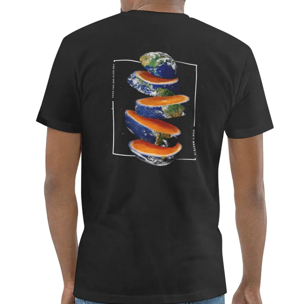 Creative Spiral Earth Design T-Shirt product type