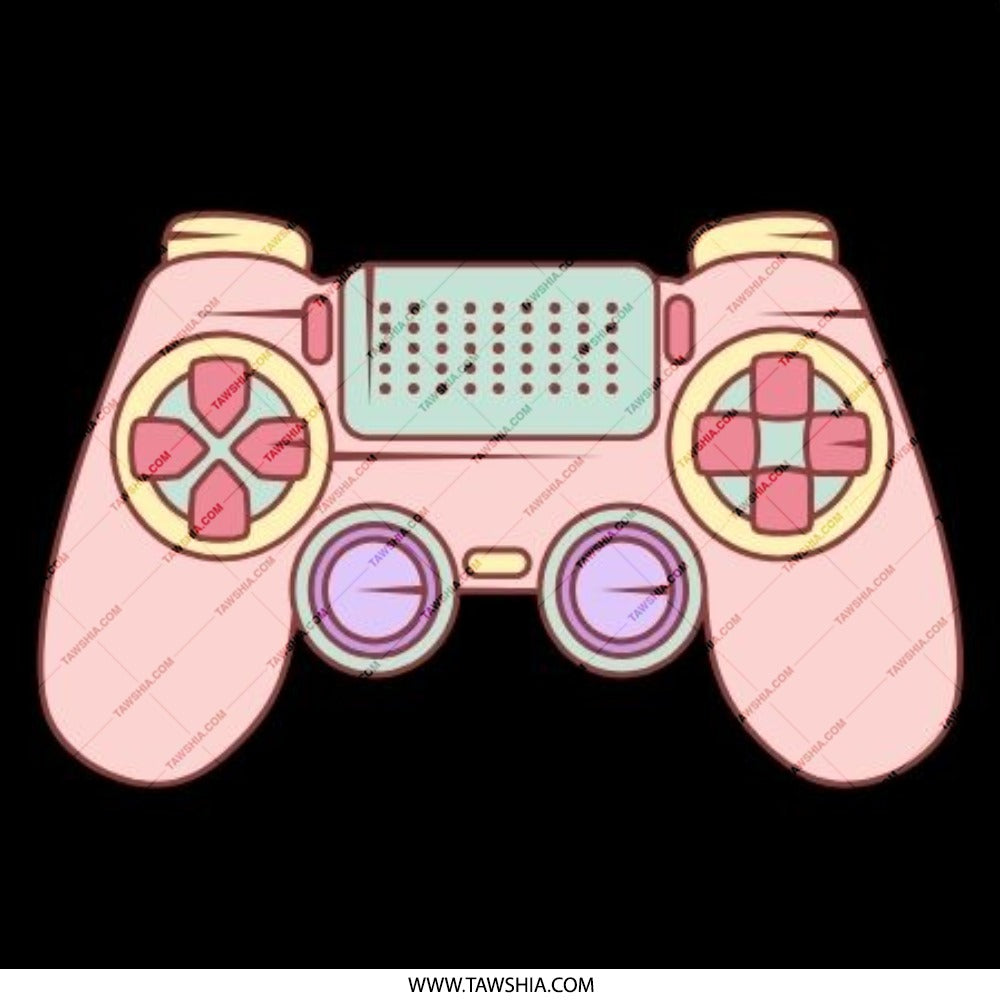 Pink Pastel Controller Pinback Button, Gamer Button Badge, Video Game Lover Gift, Cute Gaming Accessories, Kawaii Game Button - Tawshia
