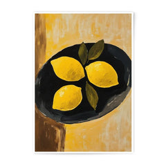 Lemon Still Life Photographic Print, Kitchen Wall Art, Citrus Decor, Minimalist Art, Fruit Print, Modern Wall Decor, Art Print - Tawshia