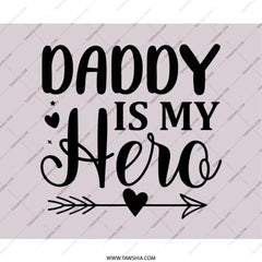 Daddy Is My Hero Mousepad, Fathers Day Gift, Best Dad Ever, Cool Mousepad, Cute Mousepad, Gift For Dad, Dad Mouse Pad, Desk Decor - Tawshia
