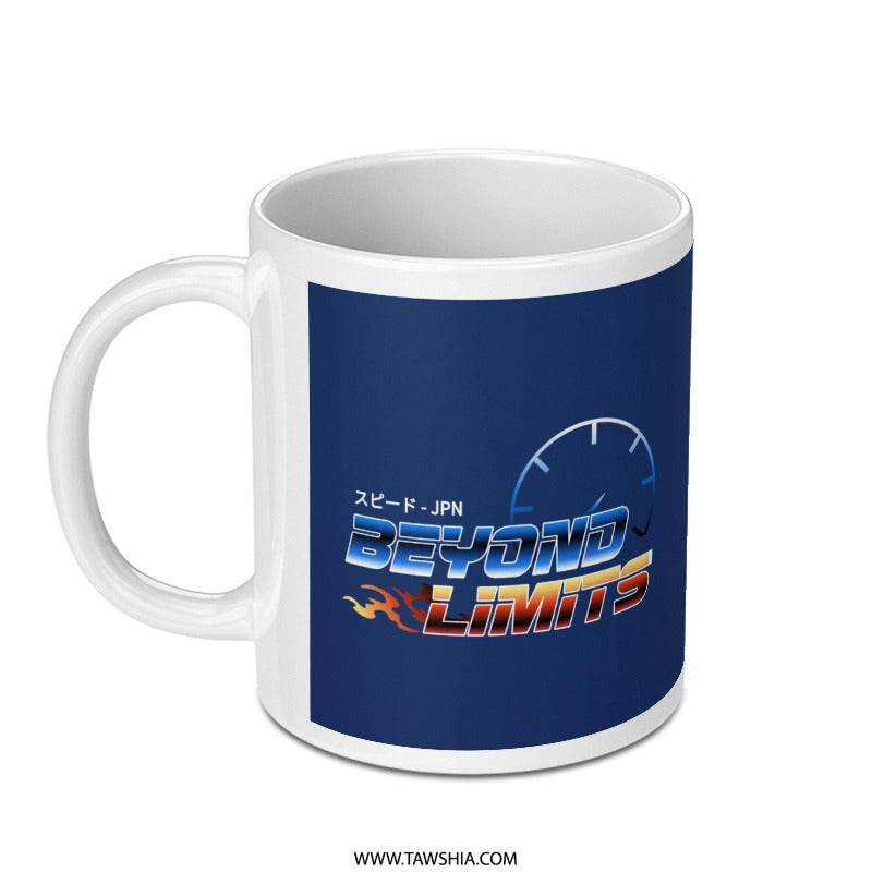 Beyond Limits Speed JPN Blue Design Mug product