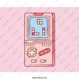 Retro Gaming Mouse Pad, Pink Game Console, 80s 90s Nostalgia, Cute Desk Accessory, Gamer Gift, Computer Accessories, Office Decor - Tawshia