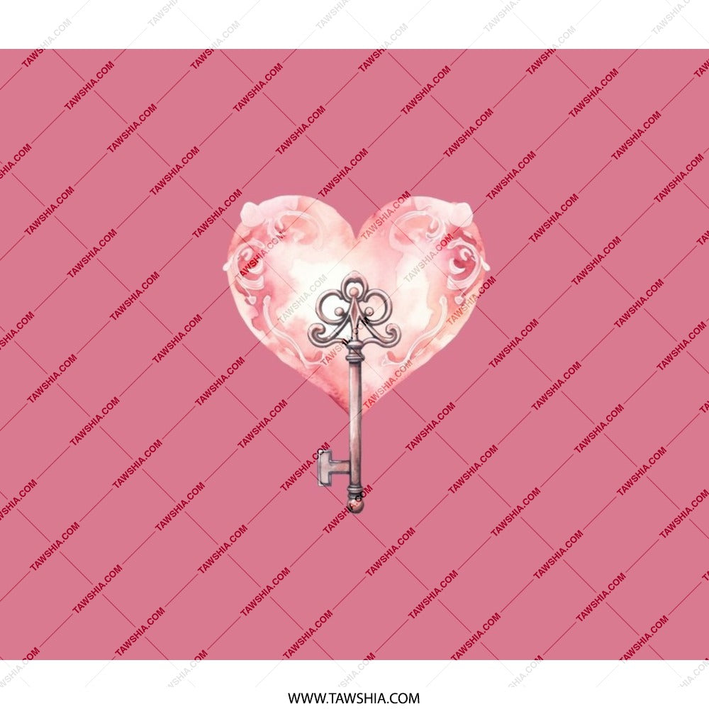 Heart Key Backpack, Romantic Backpack, Stylish Backpack, Unique Backpack, School Backpack, Travel Backpack, Gift Idea Backpack - Tawshia