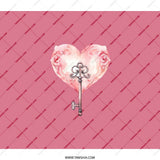 Heart Key Backpack, Romantic Backpack, Stylish Backpack, Unique Backpack, School Backpack, Travel Backpack, Gift Idea Backpack - Tawshia
