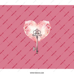 Heart Key Backpack, Romantic Backpack, Stylish Backpack, Unique Backpack, School Backpack, Travel Backpack, Gift Idea Backpack - Tawshia