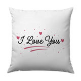 I Love You Pillow, Romantic Pillow, Anniversary Gift, Valentine's Day Decor, Home Decor, Love Quote Pillow - Tawshia