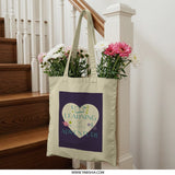 Learning is Life Tote Bag, Adventure Tote, Book Tote, Gift for Student, Teacher Tote Bag, Graduation Gift - Tawshia