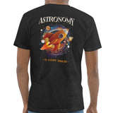 Astronomy Rocket Graphic Black T-Shirt product type
