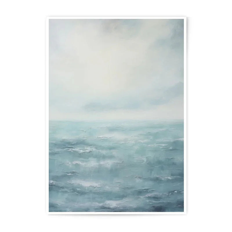 Ocean Photographic Prints, Coastal Art, Seascape Photography, Calm Sea Prints, Home Decor, Wall Art, Blue Ocean Prints - Tawshia