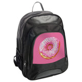 Pink Donut Sprinkles Backpack, Yummy Treat Bag, Foodie Gift Idea, Sweet Tooth Accessory, Cute Backpack, Fun Design Backpack - Tawshia