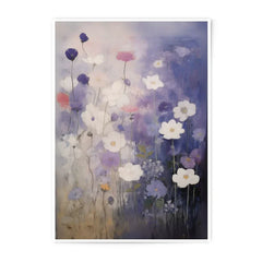 Floral Photographic Print, Purple Flower Art, Botanical Wall Decor, Flower Field Print, Elegant Home Decor, Gift for Her, Fine Art Print - Tawshia