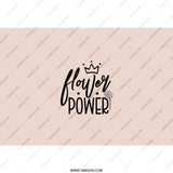 Flower Power Tumbler, Crown and Floral Design, Inspirational Tumbler, Trendy Drinkware, Cute Travel Mug, Gift for Her, Coffee and Tea - Tawshia