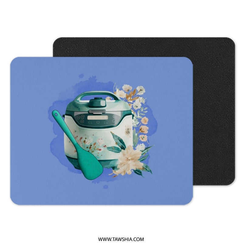 Floral Instant Pot Mouse Pad, Kitchen Decor, Cute Cookware, Appliance Gift, Home Chef, Cooking Lover, Chef Gift, Gadget Lover - Tawshia