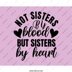 Not Sisters By Blood Mouse Pad, Sister Gift, Best Friend Mousepad, Gift for Friend, Soul Sister Mousepad, Bestie Gift Idea - Tawshia