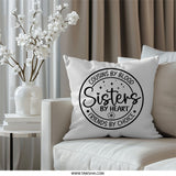 Cousins Sisters Friends Pillow, Sister Gift, Best Friend Gift, Friendship Pillow, Decorative Throw Pillow, Home Decor, Gift for Her - Tawshia