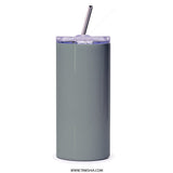 Coffee Tumbler, Straw Hat Tumbler, Beverage Tumbler, Coffee Cup Tumbler, Elegant Tumbler, Custom Tumbler, Drinkware Tumbler, Unique Tumbler - Tawshia