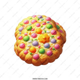Cookie Tote Bag, Candy Cookie Design, Cute Foodie Tote, Baking Lover Gift, Colorful Treat Bag, Unique Sweet Treat Bag, Everyday Bag - Tawshia