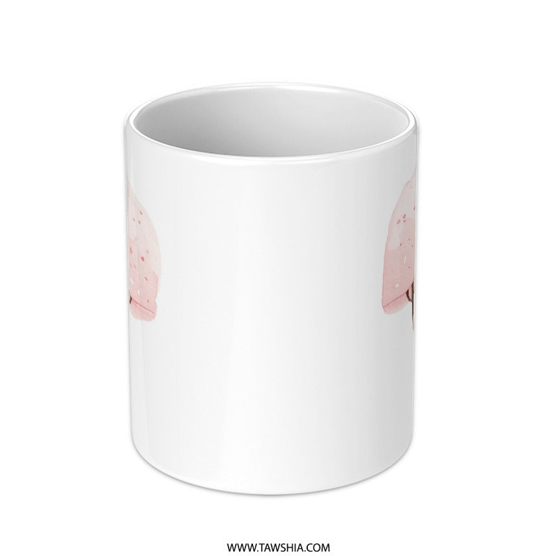 Pink Cherry Tree Mug, Quote Mug, Positive Feedback Mug, Inspiration Coffee Cup, Motivational Tea Mug, Gift for Her, Inspirational Mug - Tawshia