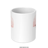 Pink Cherry Tree Mug, Quote Mug, Positive Feedback Mug, Inspiration Coffee Cup, Motivational Tea Mug, Gift for Her, Inspirational Mug - Tawshia