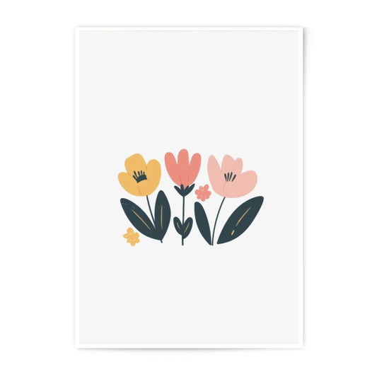 Floral Photographic Print, Botanical Wall Art, Flower Illustration, Modern Home Decor, Colorful Flower Print, Gift Idea - Tawshia