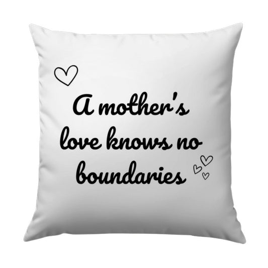 Mother's Love Pillow, Heart Design Pillow, Inspirational Quote Pillow, Mothers Day Gift Pillow, Home Decor Pillow, Couch Pillow, Throw - Tawshia