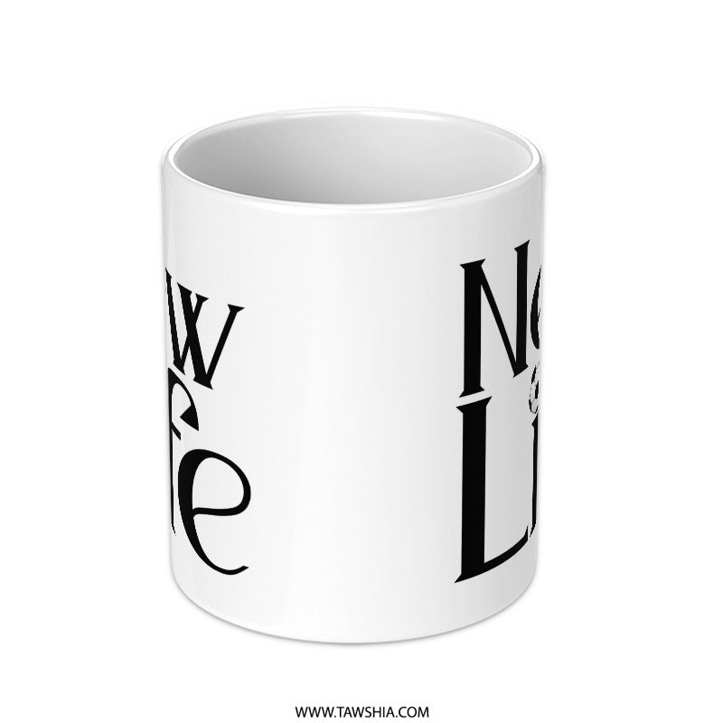 New Life White Mug Inspirational Coffee Cup product