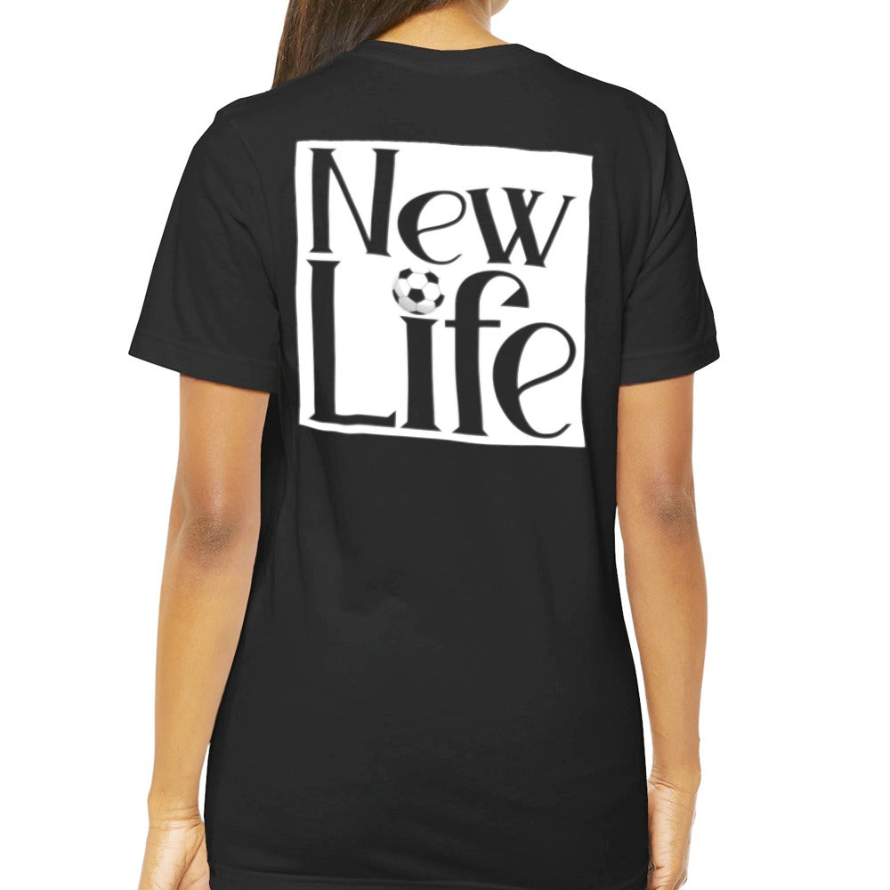 Stylish New Life Graphic Printed Tee Shirt product