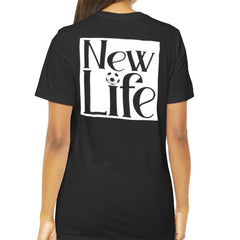 Stylish New Life Graphic Printed Tee Shirt product