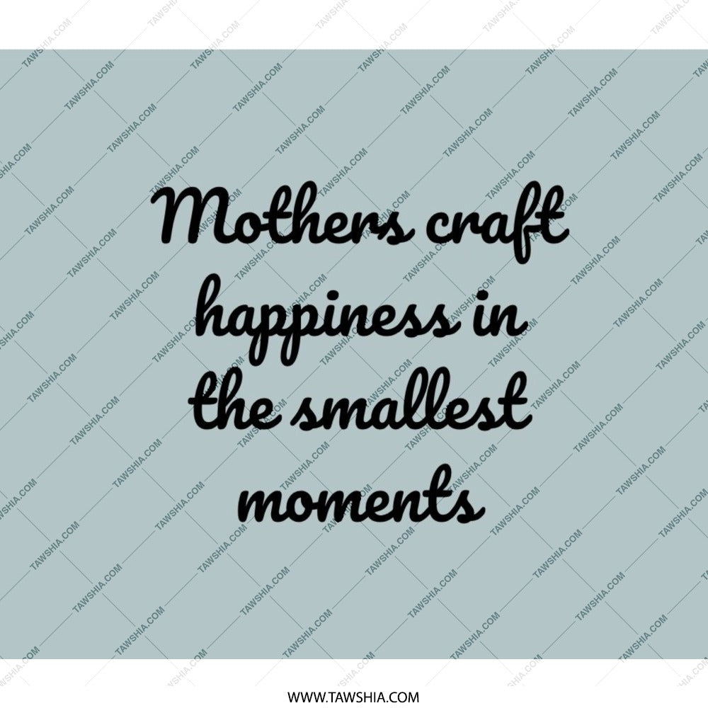 Mothers Craft Happiness Backpack, Mom Gift, Mothers Day, Gift for Her, Travel Backpack, Bookbag, Everyday Backpack, Quote Backpack - Tawshia