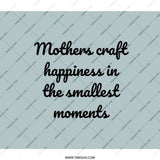 Mothers Craft Happiness Backpack, Mom Gift, Mothers Day, Gift for Her, Travel Backpack, Bookbag, Everyday Backpack, Quote Backpack - Tawshia