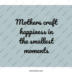 Mothers Craft Happiness Backpack, Mom Gift, Mothers Day, Gift for Her, Travel Backpack, Bookbag, Everyday Backpack, Quote Backpack - Tawshia