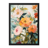 Floral Wall Art, Abstract Flower Painting, Botanical Print, Modern Home Decor, Floral Art Print, Flower Bouquet Wall Decor - Tawshia