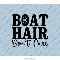 Boat Hair Don't Care BackPack, Boating Lover Gift, Nautical Theme Backpack, Unique Design BackPack, Everyday Carry Backpack - Tawshia