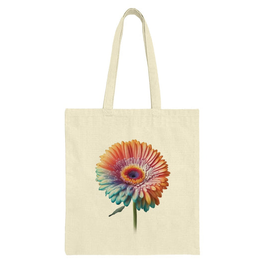 Gerbera Daisy Tote Bag, Floral Design Bag, Colorful Flower Tote, Trendy Shopping Bag, Aesthetic Bag, Unique Gift Idea - Tawshia