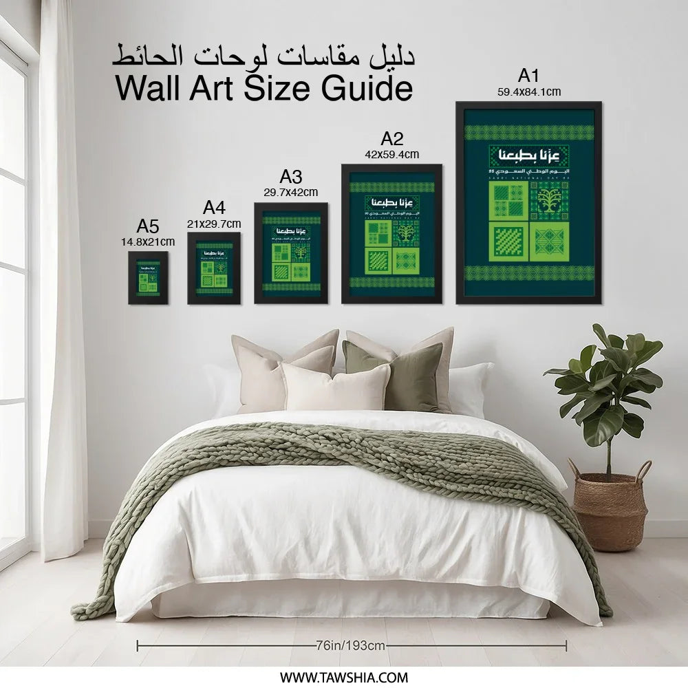 Wall Art Size Guide A1 A2 A3 A4 A5 Product