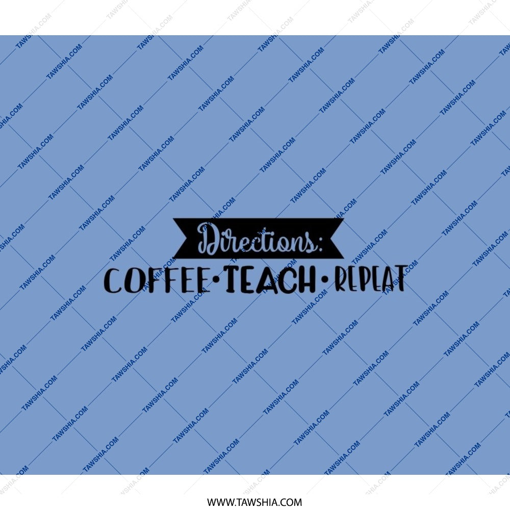 Teacher Backpack, Coffee Teach Repeat Backpack, Gift for Teacher, School Backpack, College Backpack, Work Backpack - Tawshia